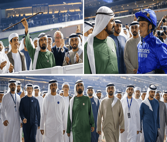 محمد بن راشد يشهد بروفة كأس دبي العالمي 2026